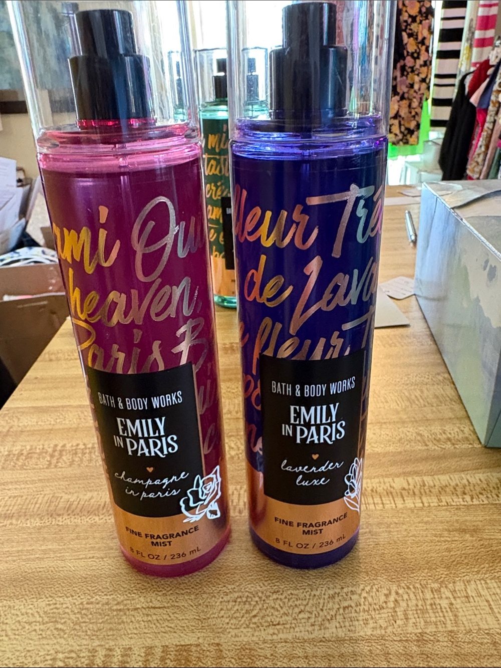 Bath & Body Works Emily in Paris Fine Fragrance Mists - Pink & Purple